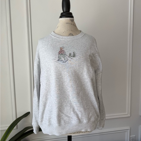 Hollister Tops - Hollister Cozy Light Gray Sweatshirt